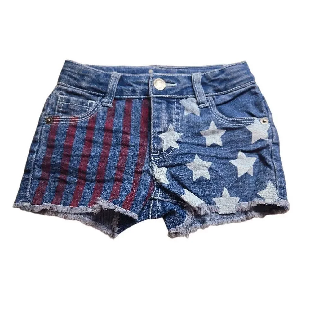 Circo Patriotic USA flag shorts XS